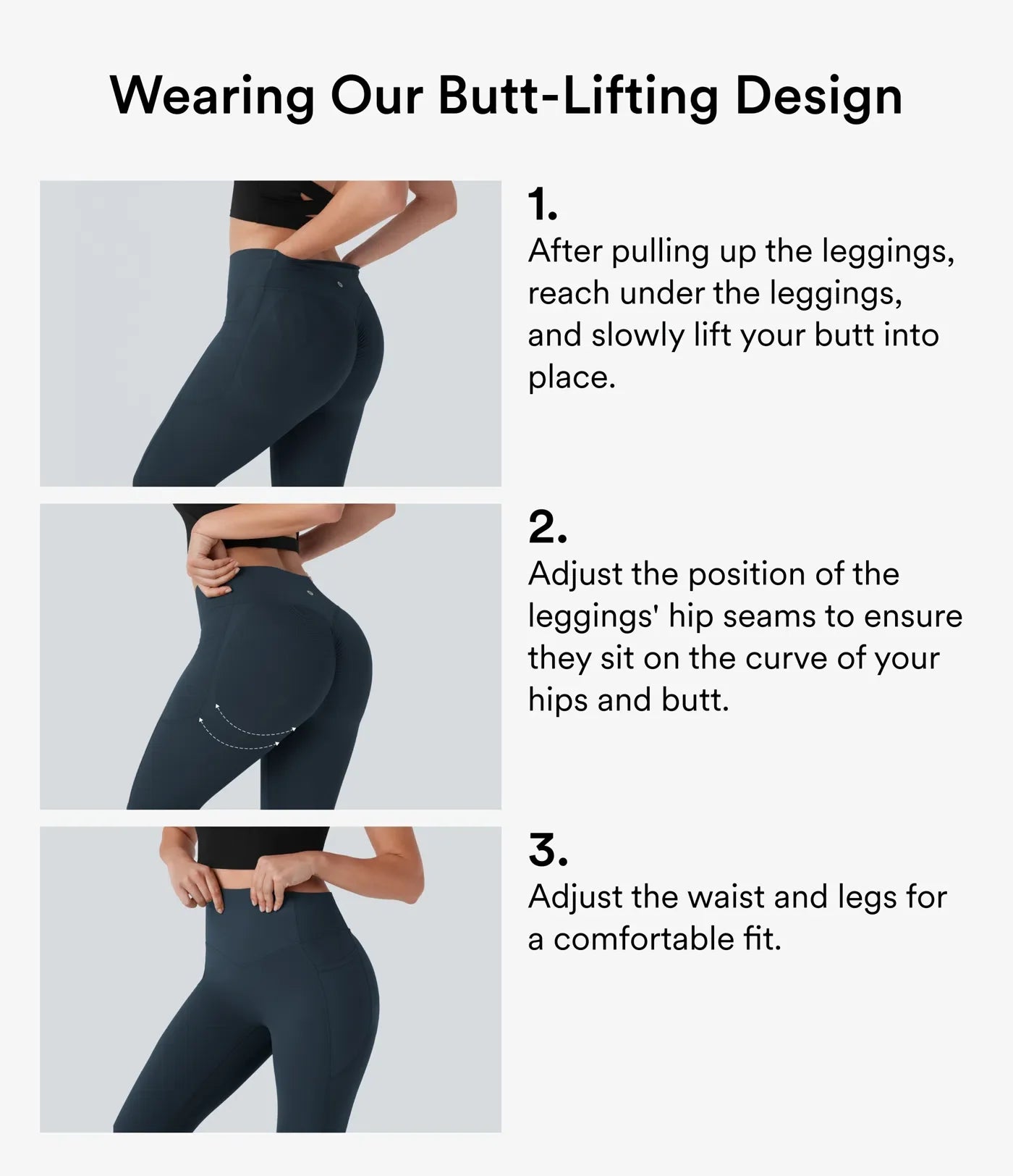 UltraSculpt High Waisted Tummy Control Pocket Shaping Training Leggings